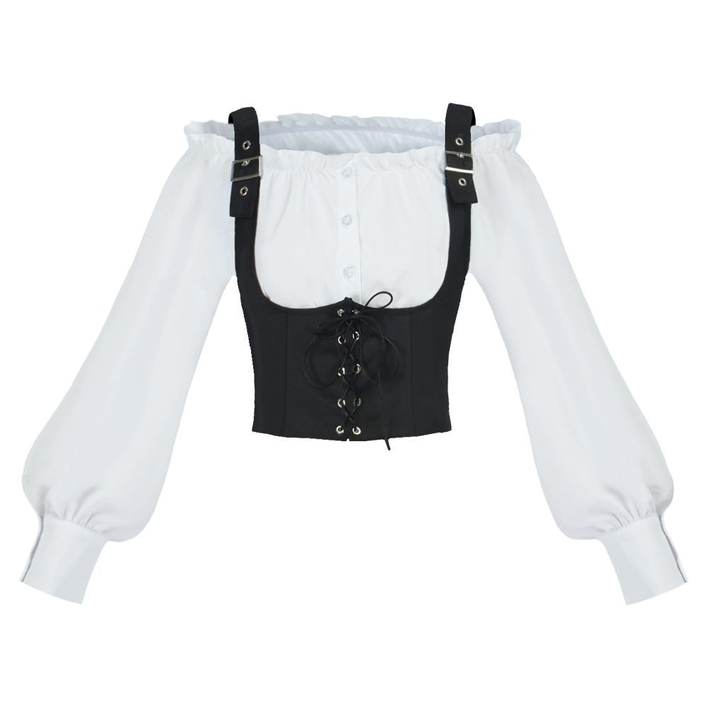 레트로 스타일의 서부풍 여성 블라우스, 스웨이드 소재  - Blouses 리뷰 및 가격